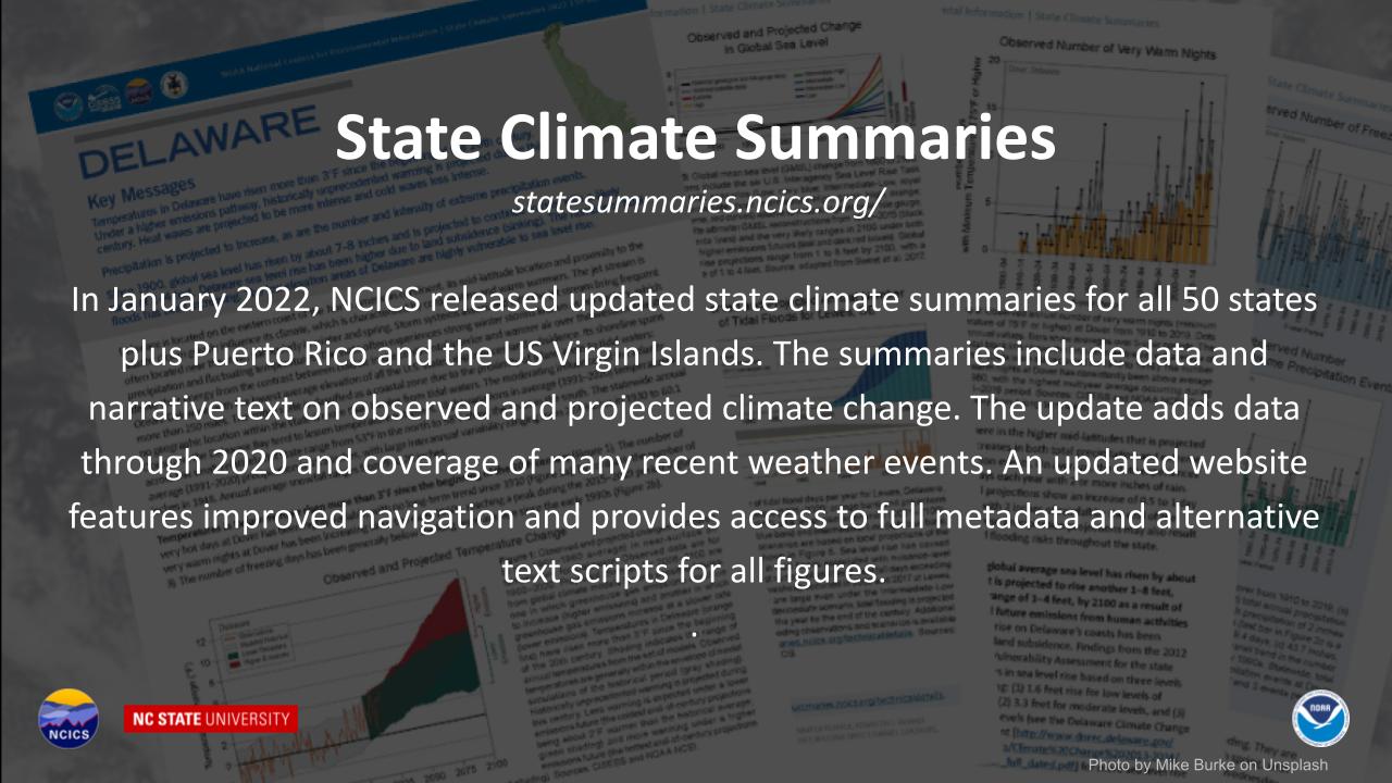 State Climate Summaries